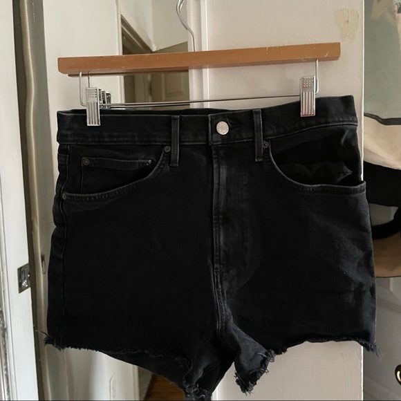 Denim Forum Black Arlo Shorts - Picture 8 of 10